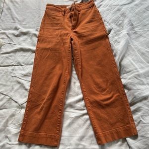 Madewell Slim Emmett Wide Leg Crop